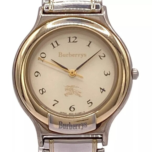 Auth Burberry's -  Silver Gold Women's Wrist Watch - Picture 1 of 5
